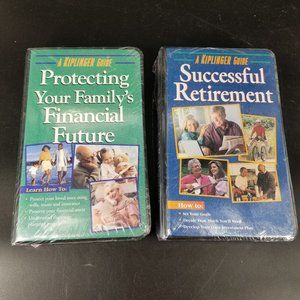 Kiplinger Financial Money Retirement Success Freedom Security VHS Guide Book Set